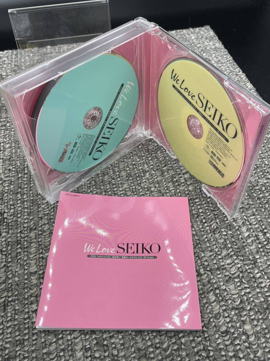 Ｂ１　松田聖子 CD 「We Love SEIKO」-35th Anniversary 松田聖子究極オールタイムベスト50 Songs-(初回限定盤A)(3CD+DVD)_画像3