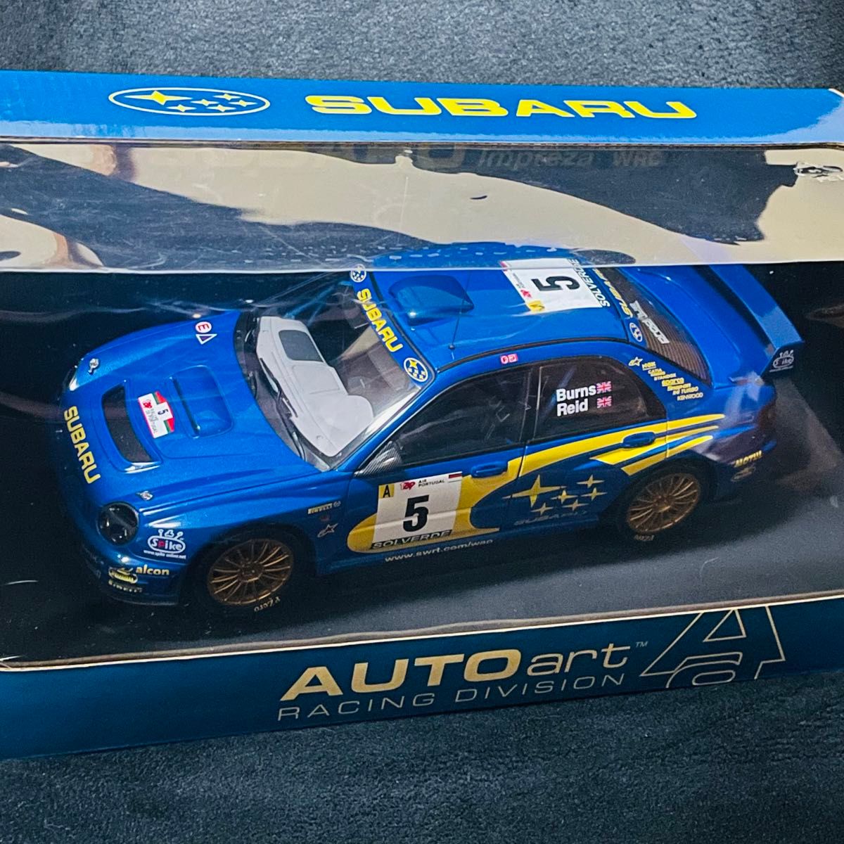 カスタム品 1/18 AUTOart スバル インプレッサ WRC 2001