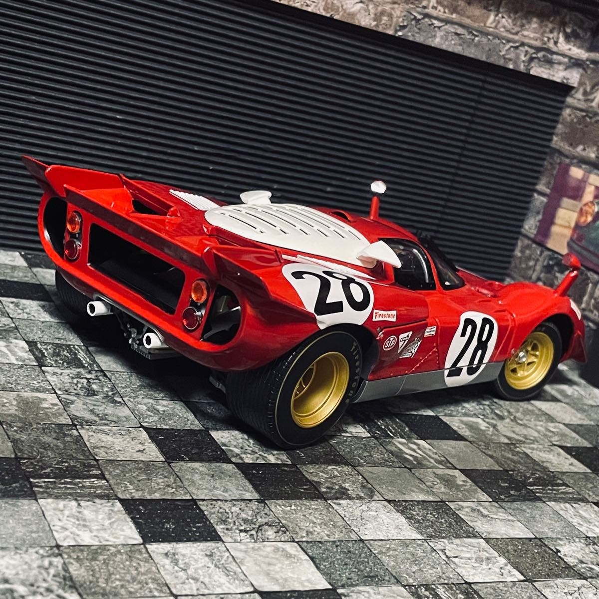 1/18 Mattel Elite フェラーリ 512S 1970 デイトナ