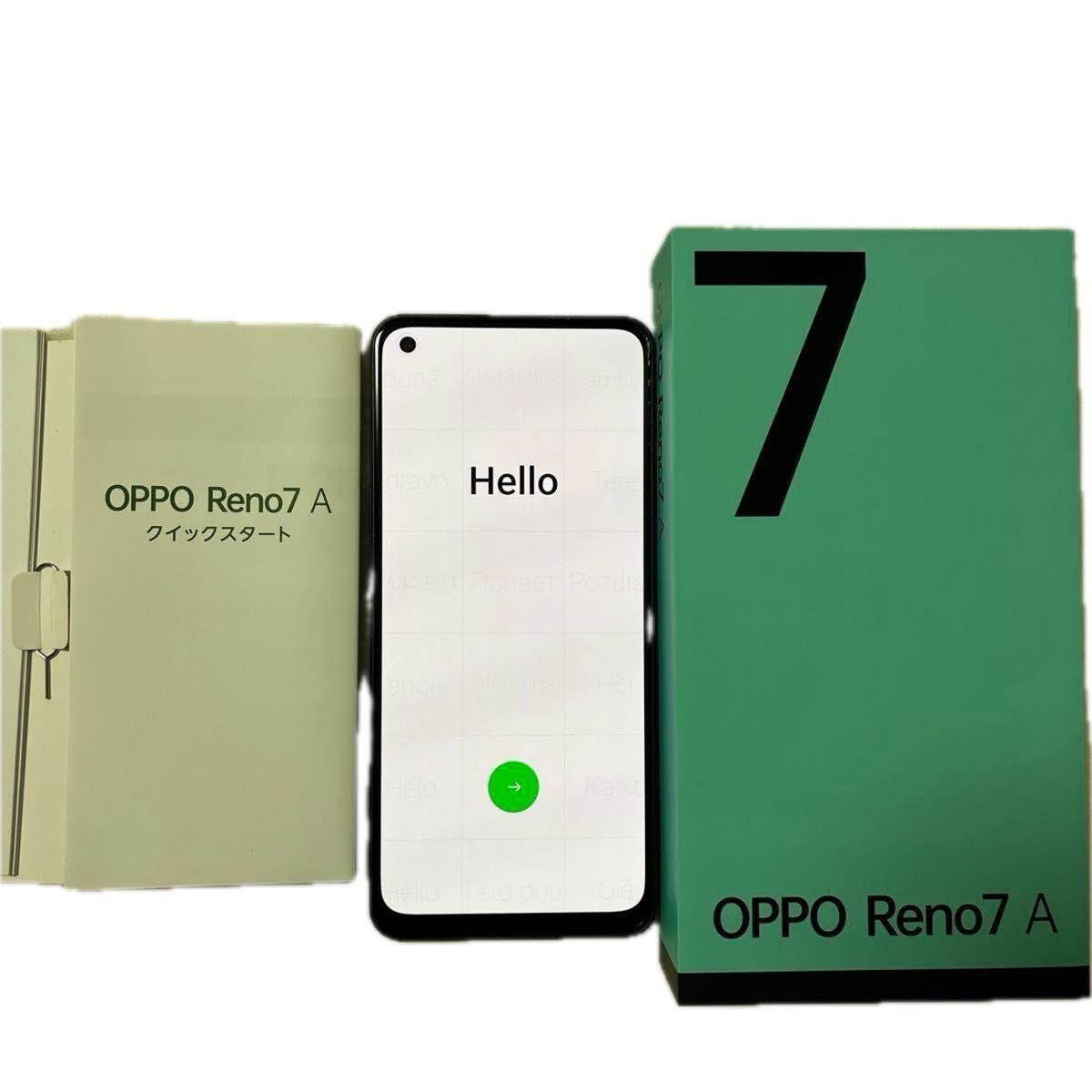 OPPO Reno7 A スターリーブラック 128 GB SIMフリー