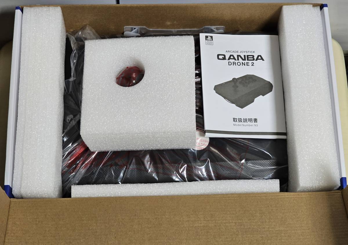 中古 ボタン増設改造済み Qanba Drone 2 Arcade Joystick クァンバ ドローン２ アーケードコントローラー アケコン PS4・PS5・PC対応_画像7