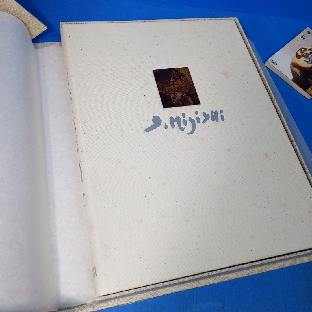 「三岸節子画集 1990 表紙に銅板付」定価48000円 決定版です_画像3