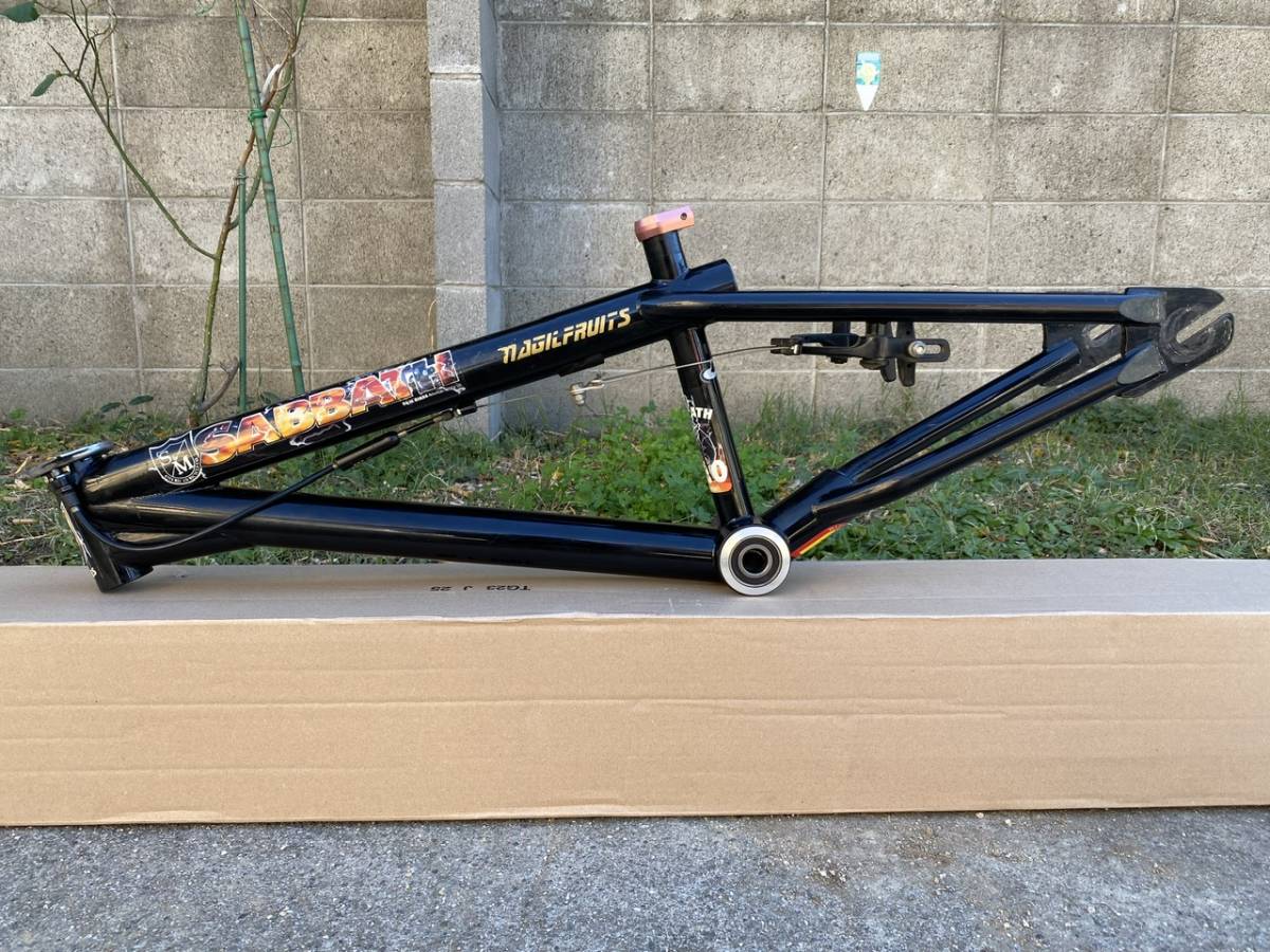 【BMXフレーム】S&M Lite sabbath 18.75toptube,black._画像2