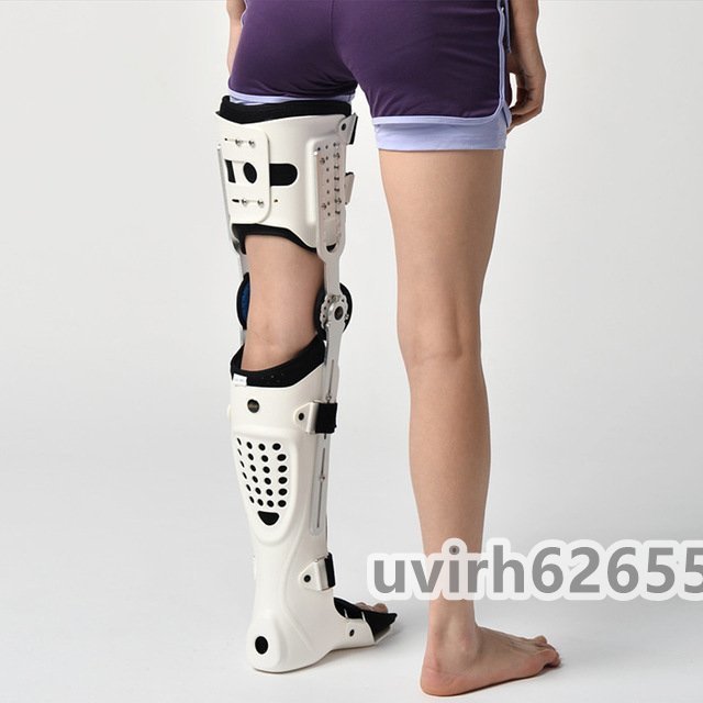 品質保証★膝・踵・足装具 固定型剛性 大腿膝関節足首 フットサポート 足首固定具 脚用矯正装具