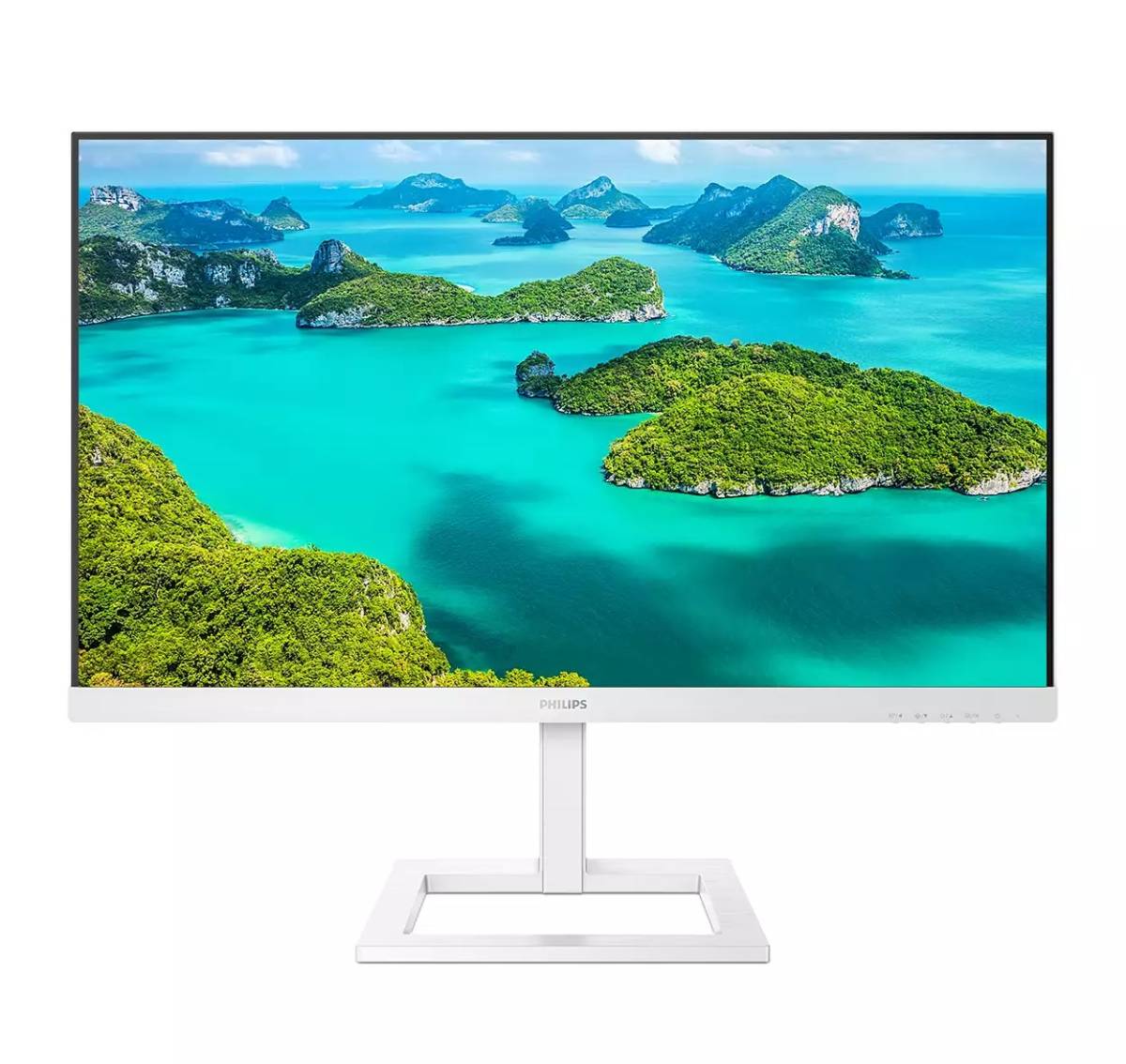 美品　PHILIPS 27型ワイド 4K液晶ディスプレイ　sRGB111.5% 4K/3840x2160/USB Type-C 279E1EW/11 ホワイト_画像1