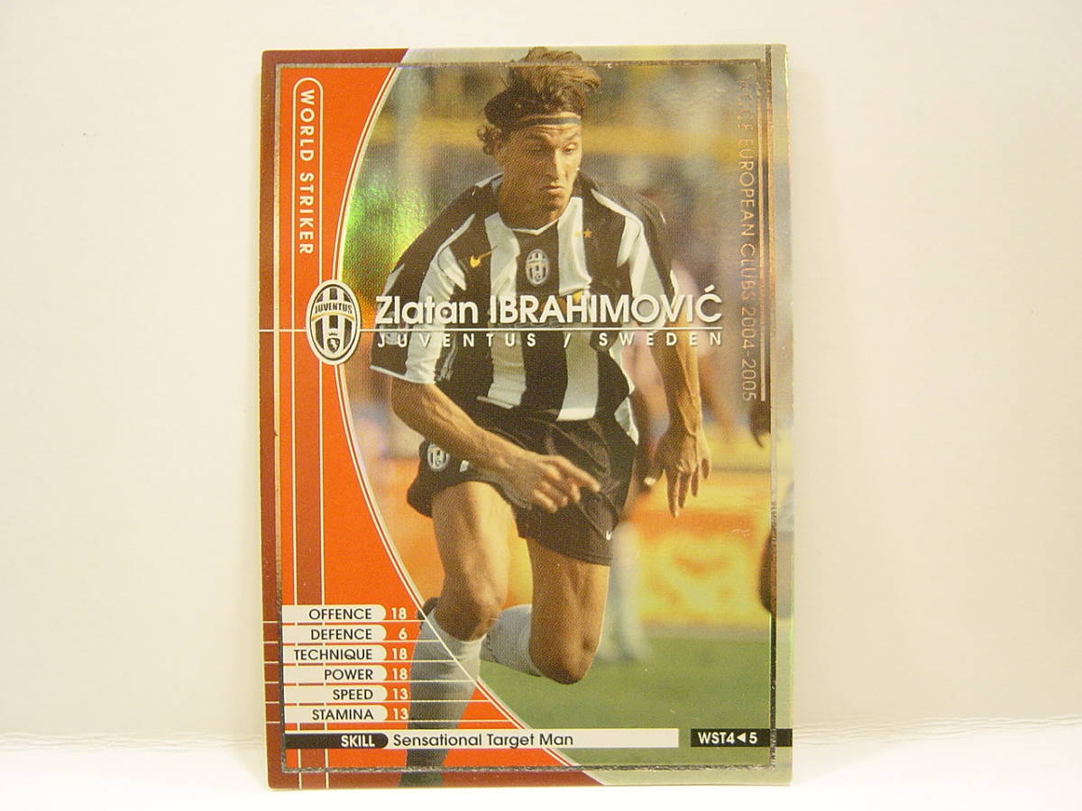Panini WCCF 2004-2005 WST ズラタン・イブラヒモビッチ　Zlatan Ibrahimovic 1981 Sweden　Juventus FC 04-05 World Striker_画像1
