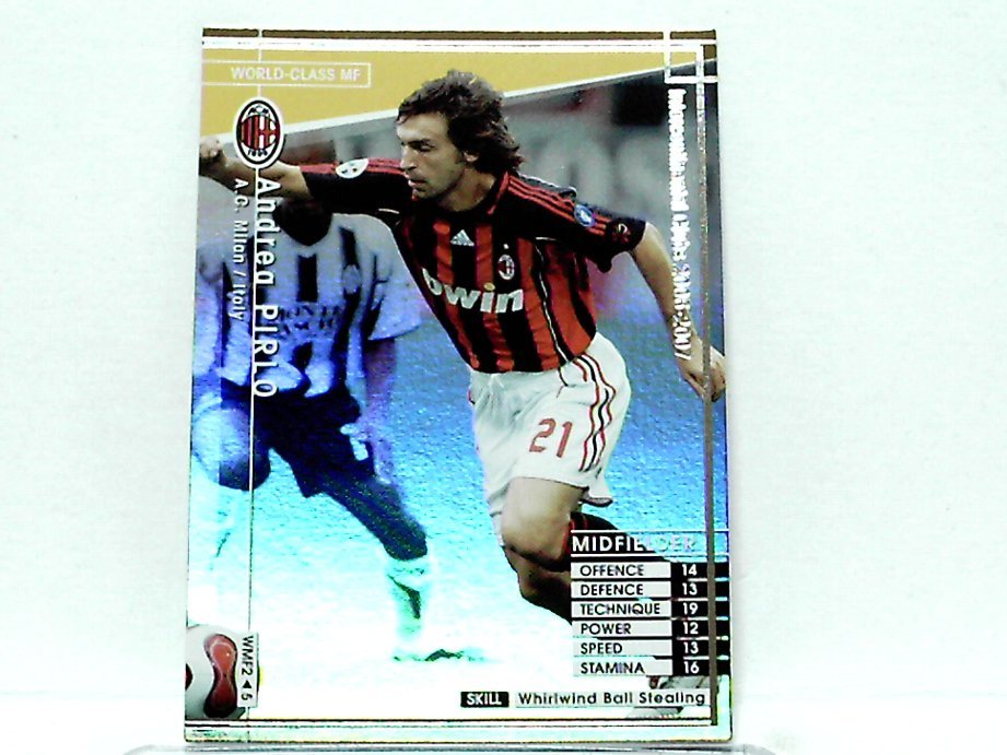 WCCF 2006-2007 WMF アンドレア・ピルロ　Andrea Pirlo 1979 Italy　AC Milan 06-07 World‐Class MF_画像1