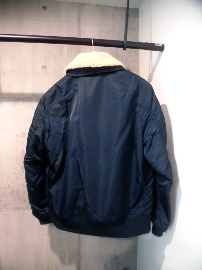 ALPHA INDUSTRIES アルファインダストリーズ x ID URBAN RESEARCH アーバンリサーチ 襟ボア G-1 フライトジャケットL/TA1357-8067/MA-1 A-2_画像3