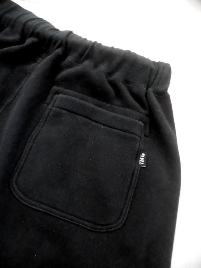 TMTティーエムティー INSIDE BOA PANTS 裏フリース ジョガーパンツM/スウェットパンツ/黒 ブラック/メンズ/TSW-F1610/日本製_画像5