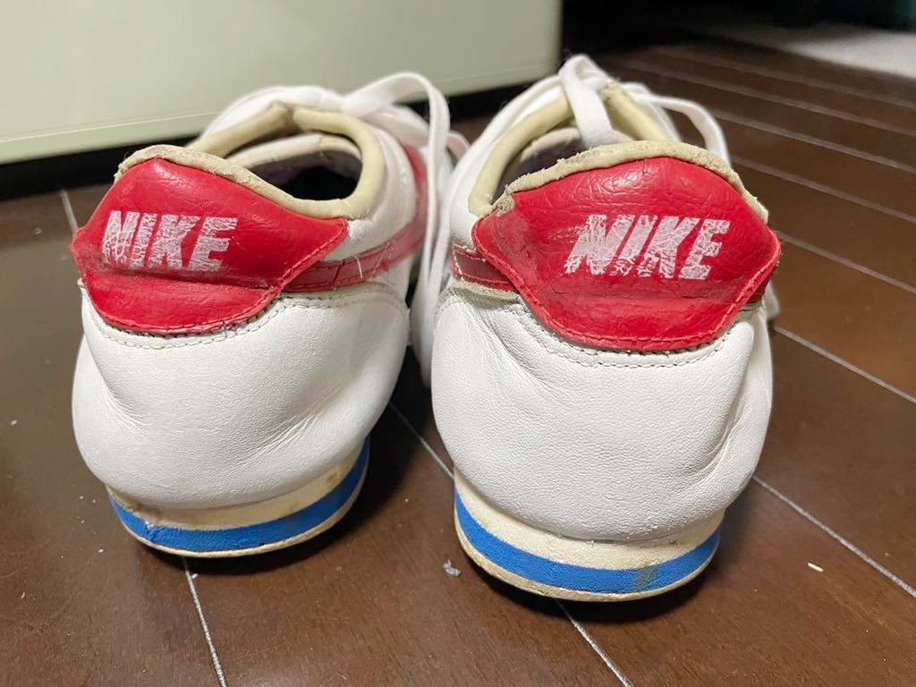 ☆激レア☆80's NIKE ナイキ コルテッツ☆レザー白×赤☆VNTG ビンテージ☆ブルイン ワンスター チャックテイラー スーパースター☆古着_画像5