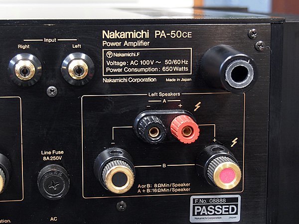 Nakamichi PA-50CE ♪STASIS 回路搭載 パワーアンプ 銘機♪【ケア済／美品】_画像9