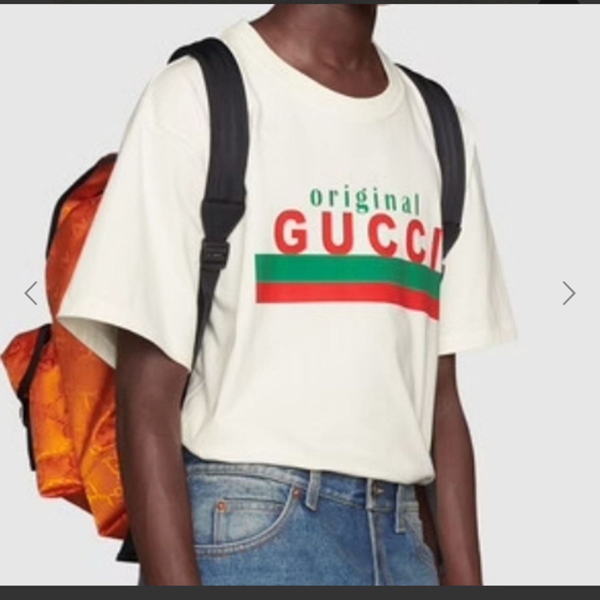 original GUCCI プリントオーバーサイズTシャツ M