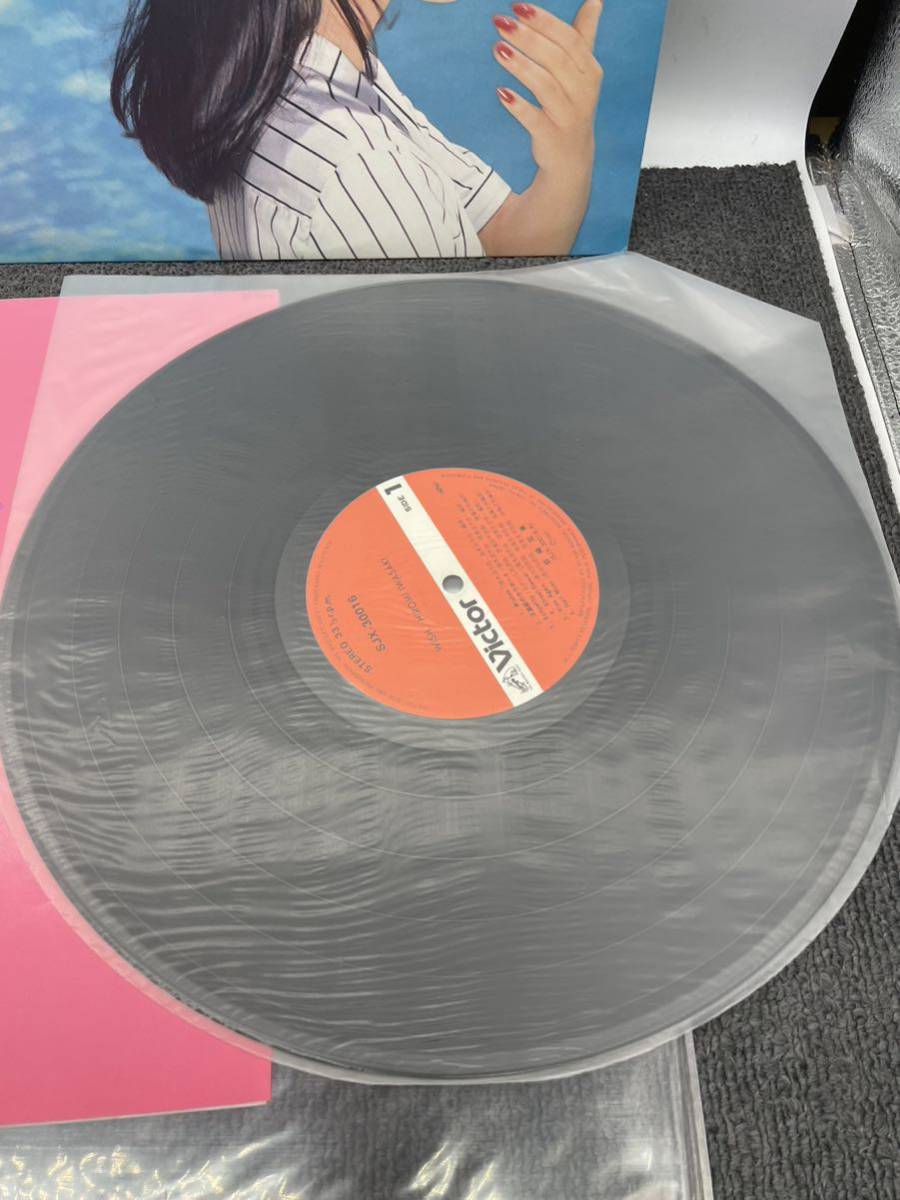 Hiromi Iwasaki 岩崎宏美 Wish ウィッシュ 五線紙のカウボーイ 邦楽 LP レコード Record 当時物 昭和レトロ 懐かし 現状品 u1852_画像4