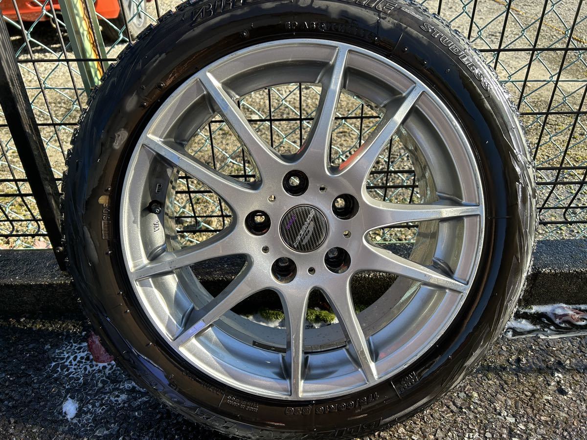 ホイール アルミ スタッドレスタイヤ 175/60R16 6.5J+38 16インチ　ブリヂストン　ブリザックRevoGZ_画像5