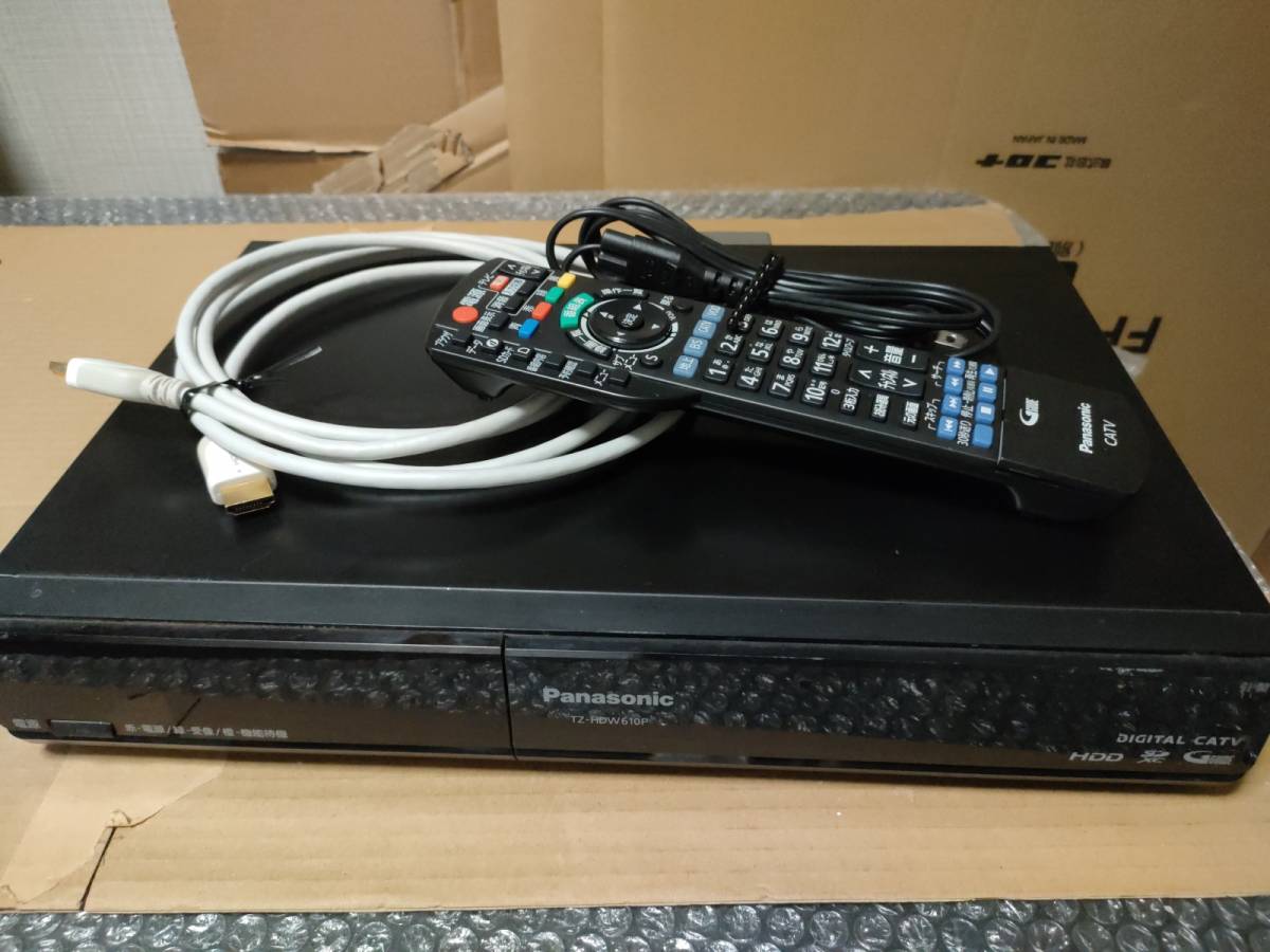 パナソニック CATV STB TZ-HDW610P HDD500GB リモコン付き_画像1