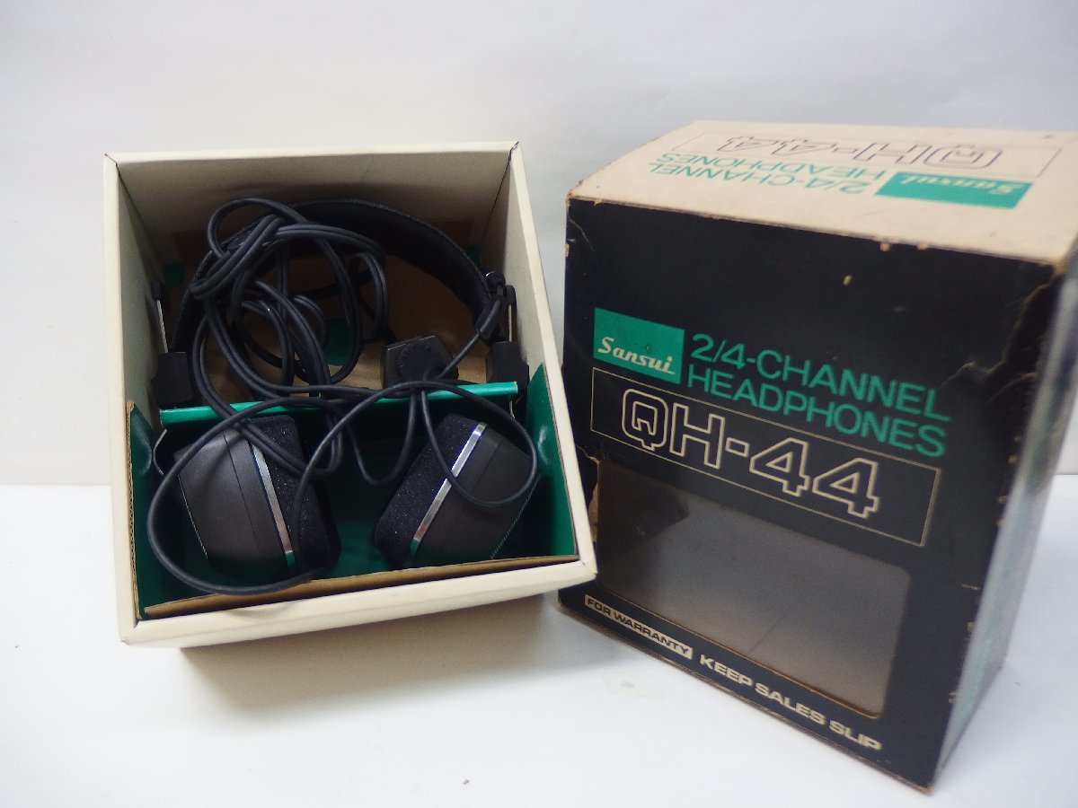8□/Zク3739 Sansui サンスイ QH-44 4チャンネルヘッドホン 8□/Zク3739 Sansui サンスイ QH-44 4チャンネルヘッドホン