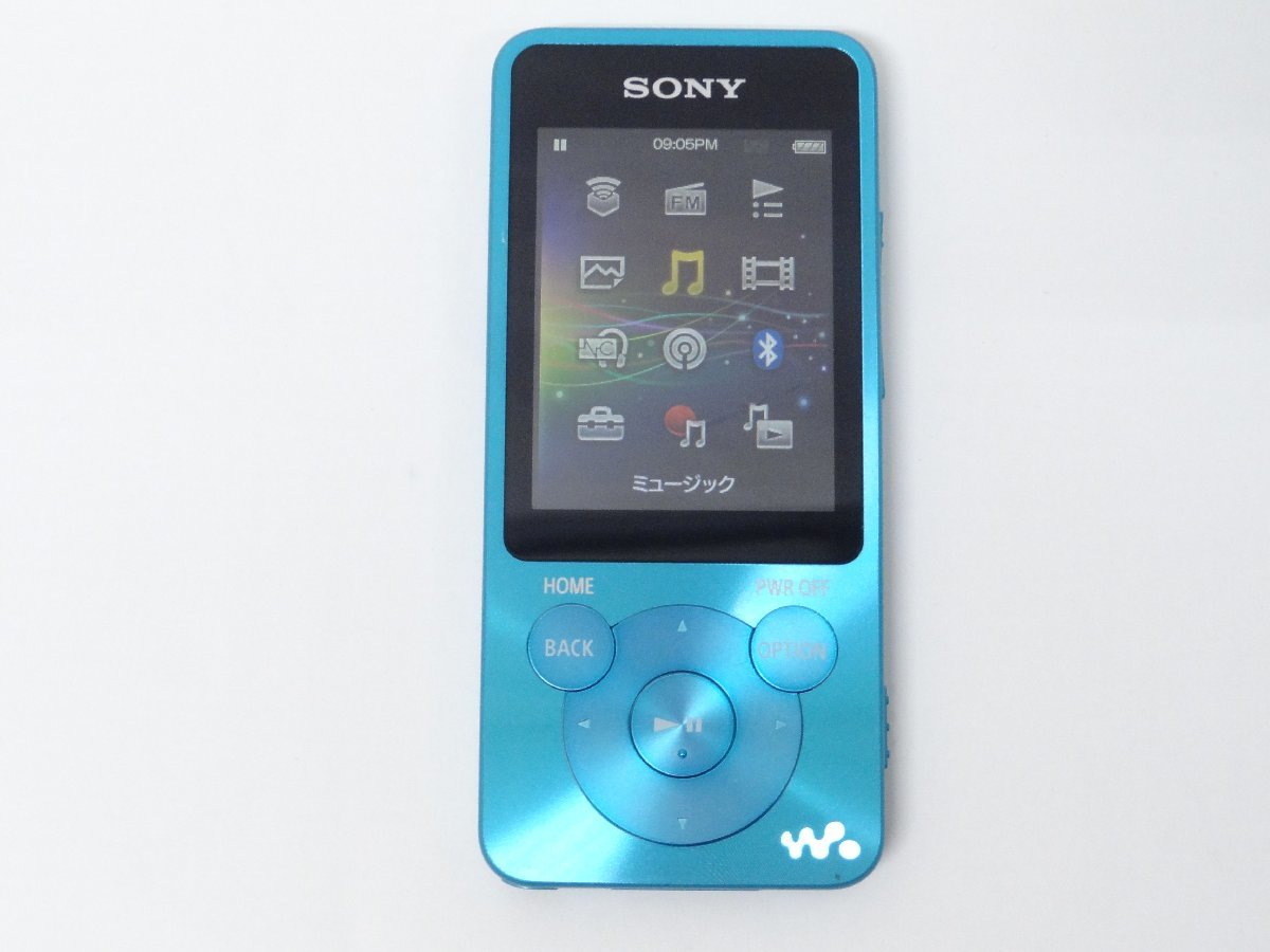 ユ■/Zこ7323　SONY ソニー WALKMAN ウォークマン NW-S13 ブルー 4GB 再生OK ジャンク 保証無_画像1