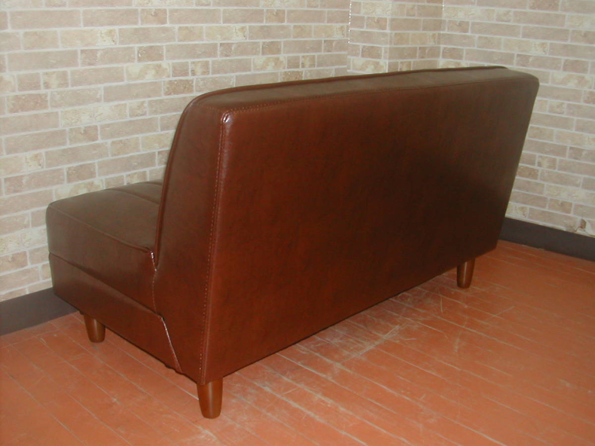  outlet free shipping! couch sofa *2 seater . sofa * retro style * new goods unused * exhibition goods 