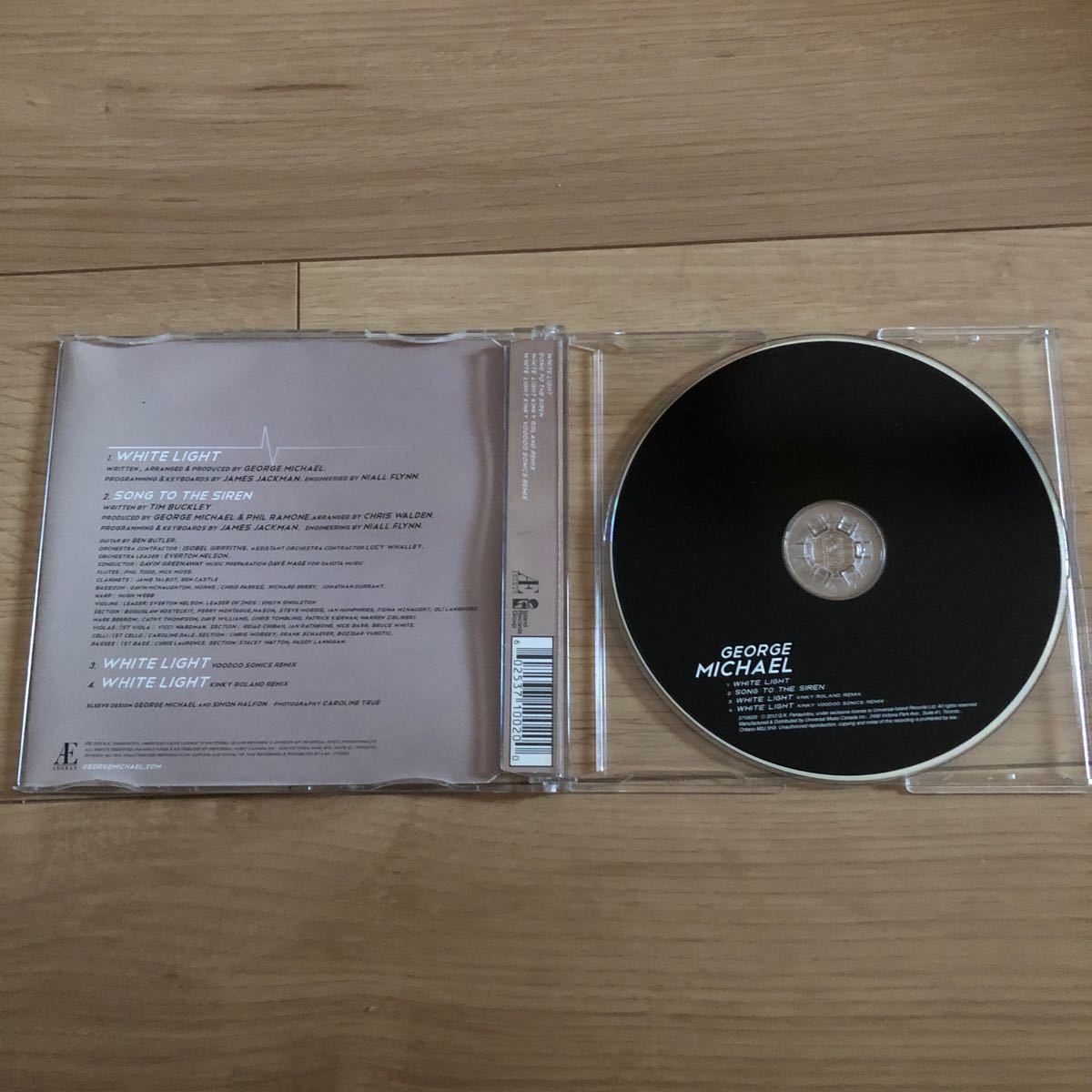 ジョージ・マイケル　George Michael ／White Light 2012年 貴重廃盤CDS リミックス収録！_画像3
