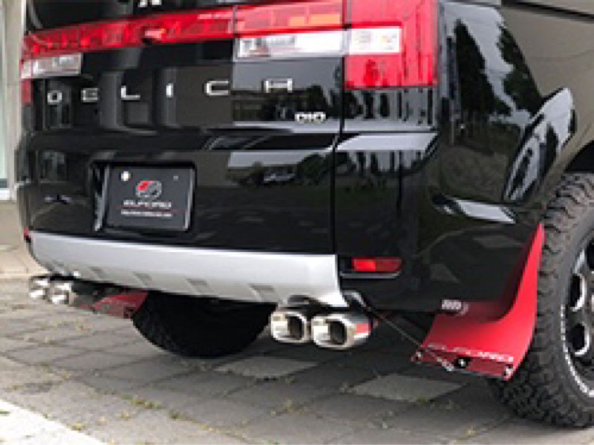 デリカD 5前期車用マッドフラップ(ブラック) エルフォード デリカD 5前期車用マッドフラップ(ブラック) エルフォード