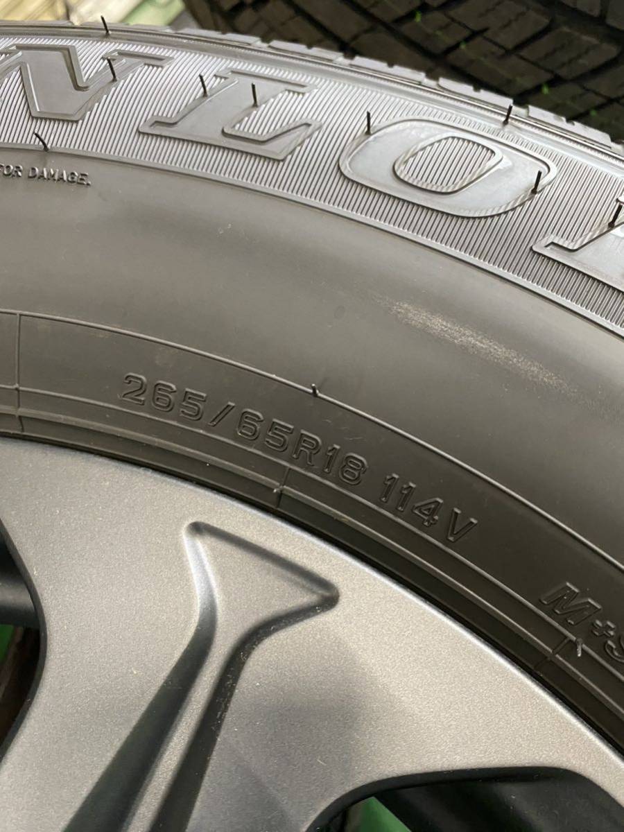 新車外し ランドクルーザー 300 GRスポーツ 純正 265/65R18 4本セット 50km走行 ランクル_画像7