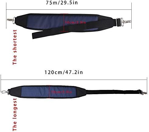 ２点式 青＆黒 フック2個 [Craftsman] ゴルフショルダーベルト キャディバッグ専用 ２点式/３点式/４点式 単品 ス_画像2