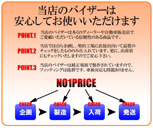 CLIPPER クリッパー バン リオ U71W 72W U71V 72V 専用 サイドバイザー 【安心の両面テープ・金具のダブル固定】_画像5