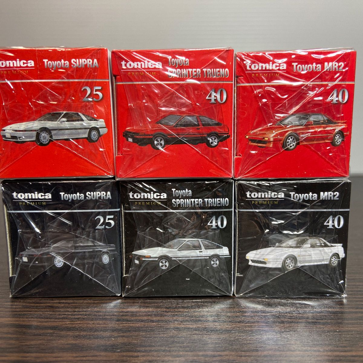 トミカプレミアム トヨタB 発売記念仕様＋通常 3種類×2 合計6台セット
