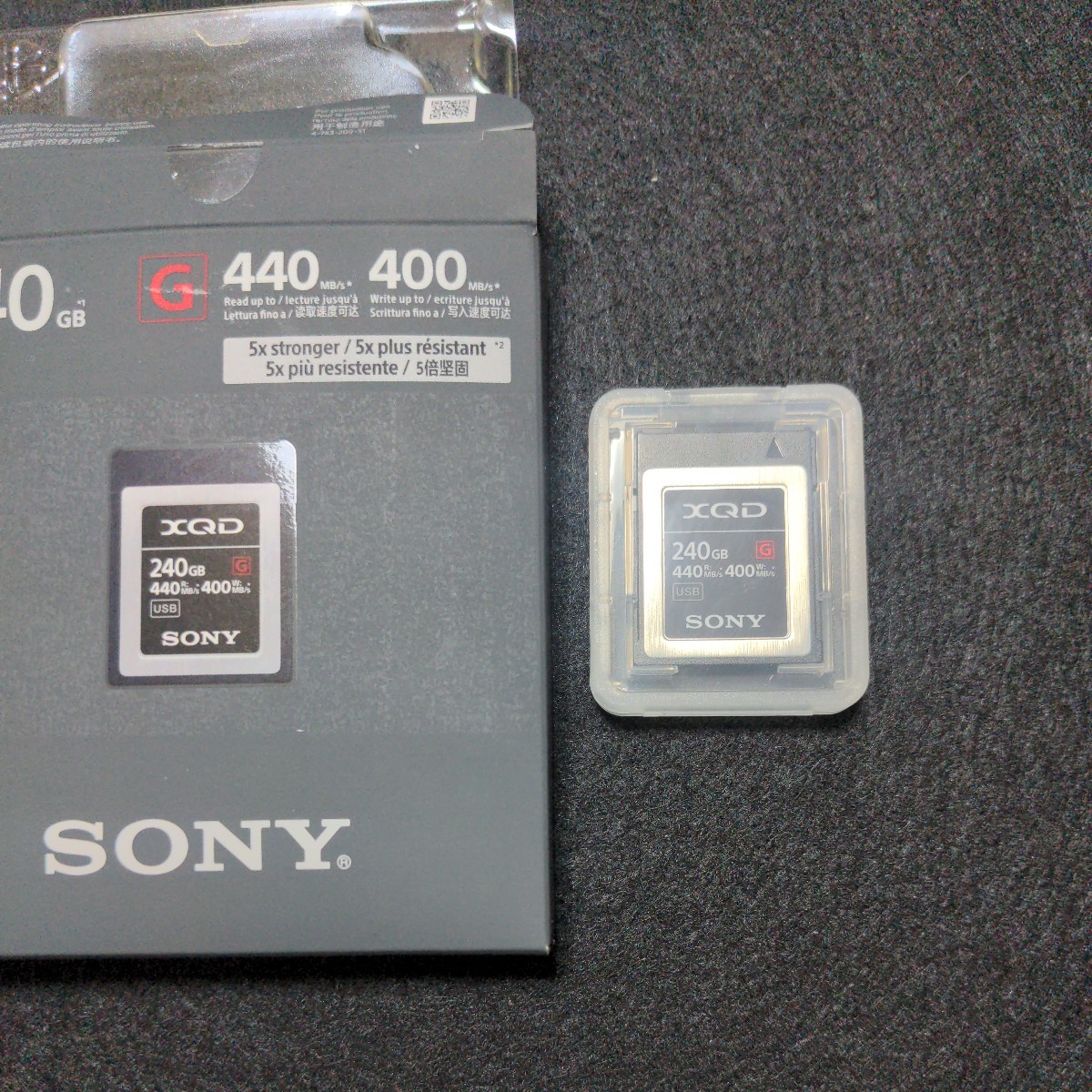 ほぼ未使用　QD-G240F SONY XQD メモリーカード ソニー　240GB 1_画像1