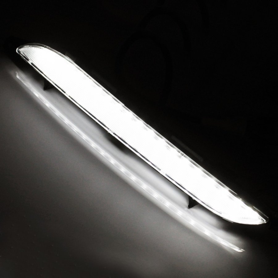 送料無料 エルグランド E52 LED バンパー イルミネーション LEDホワイト 高輝度 フォグランプ デイライト バンパーイルミ 左右セット_画像4