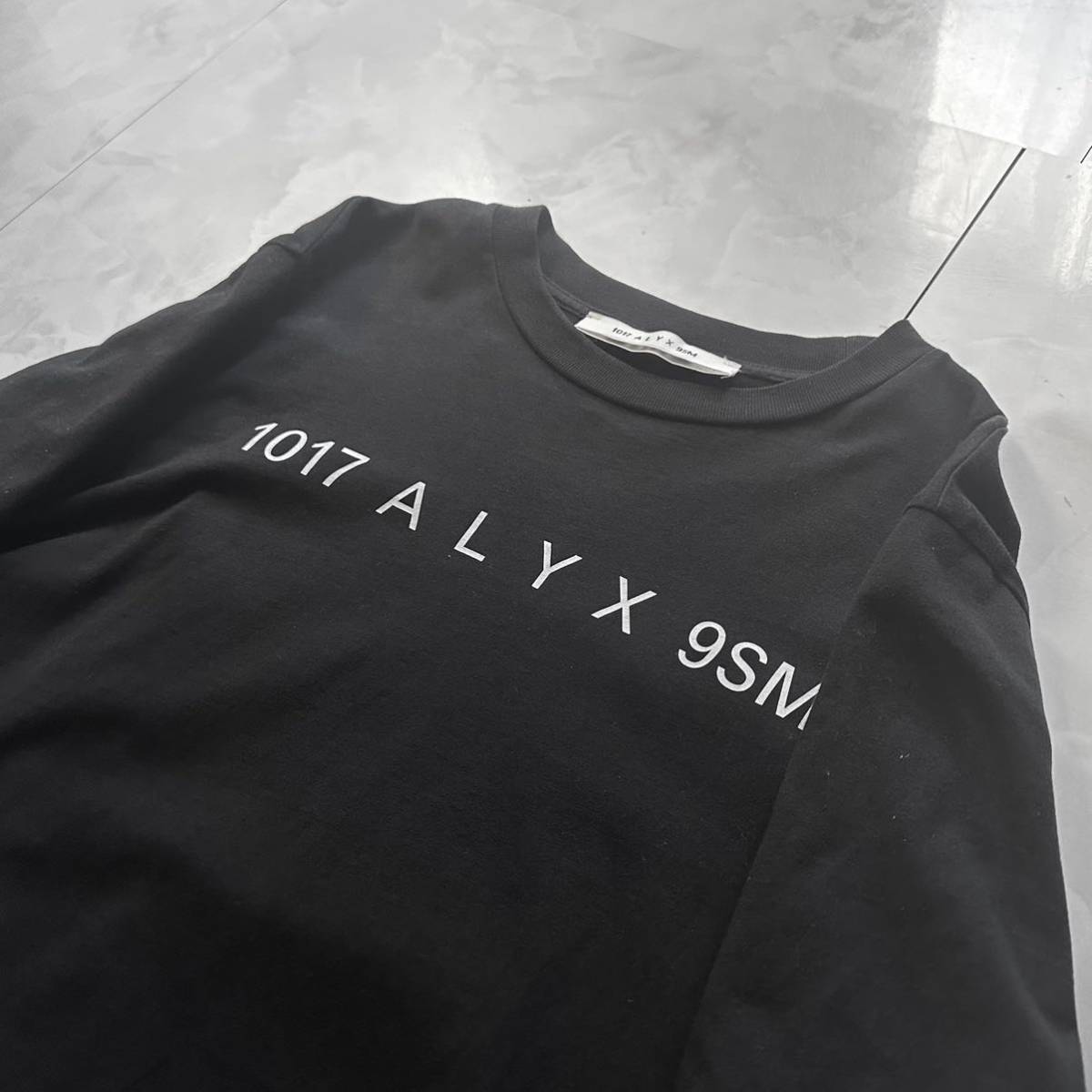 【1017 ALYX 9SM】22AW graphic l/s T ロンT ロングスリーブ グラフィック レイヤード ドッキング tシャツ　長袖tシャツ アリクス_画像4