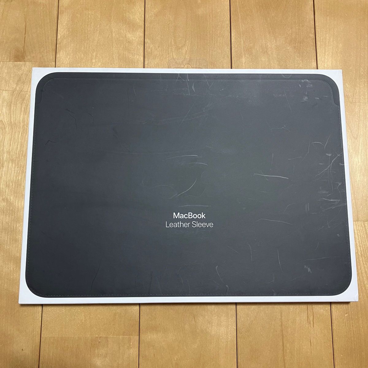 Apple MacBook 12-inch Leather Sleeve レザースリーブ ブラック MTEG2FE/A 未使用