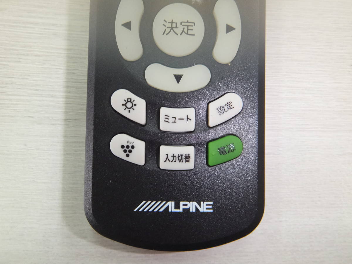 ALPINE RUE-3000P フリップダウンモニターリモコン 動作確認済み♪♪ 送370円～ アルパイン 後席リモコン _画像4