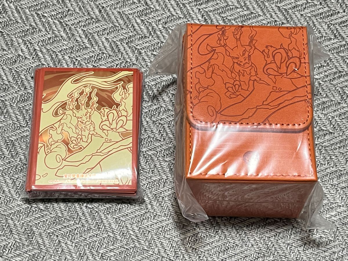 ポケモンカード リザードン デッキケース デッキシールド 2点 ポケモンカード リザードン デッキケース デッキシールド 2点