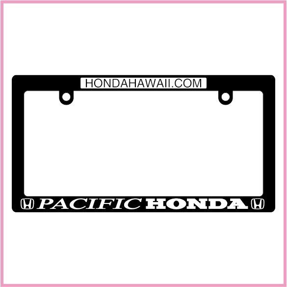 ハワイ ナンバーフレームステッカー2枚セット HDM USDM PACFIC HONDA ムーンアイズの画像1