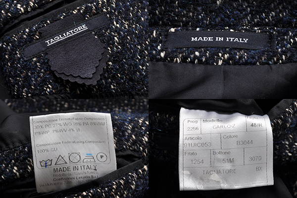     原文:新品14.3万 TAGLIATORE タリアトーレ 大人の品格漂う メランジを効かせたお洒落なダブルデザインコート ( 48「Mサイズ相当」) イタリア製