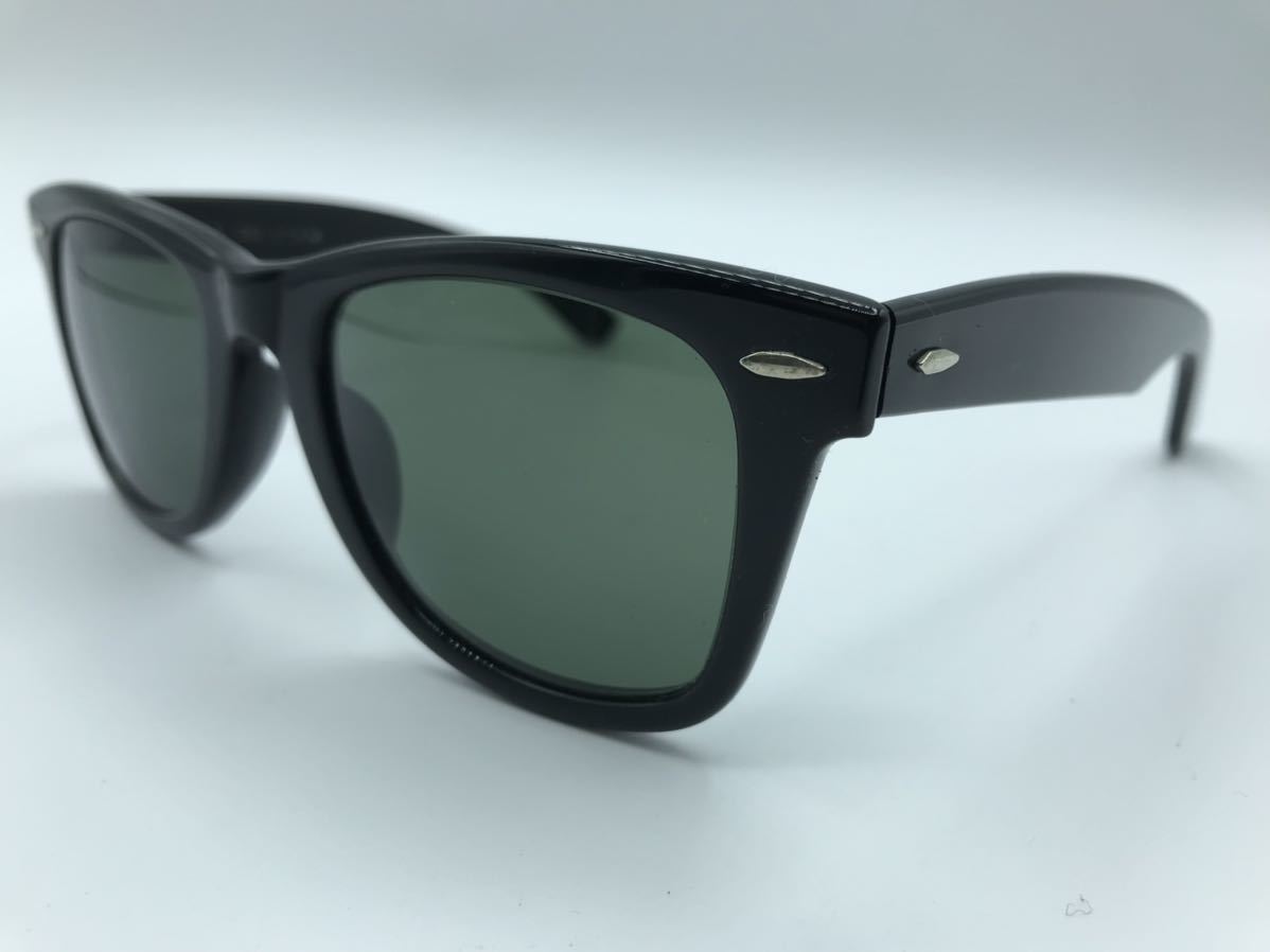 【B＆L】【 FE】極東仕様飾り鋲Ray-Ban レイバン WAYFARER ウェイファーラー ボシュロム 5022 80's 黒 swblFE22.20231224