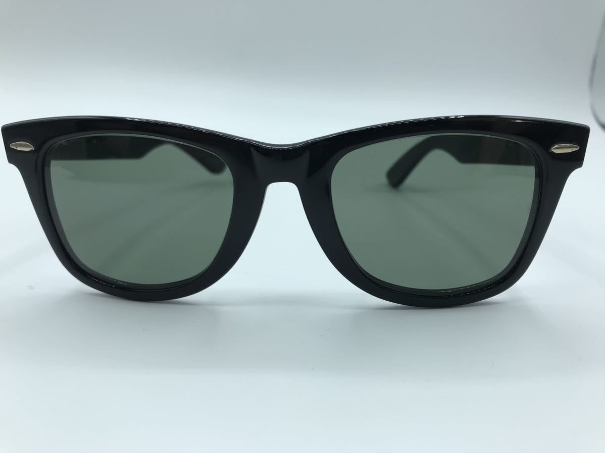 【美品】【FE】Ray-Ban 極東レイバン B&L ボシュロム ヴィンテージ USA ウェイファーラー 5022黒22bl20231130_画像3