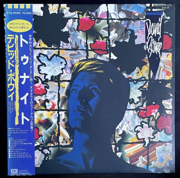 日本盤 LP David Bowie / Tonight デビッド・ボウイ トゥナイト ティナ・ターナー イギー・ポップ_画像1