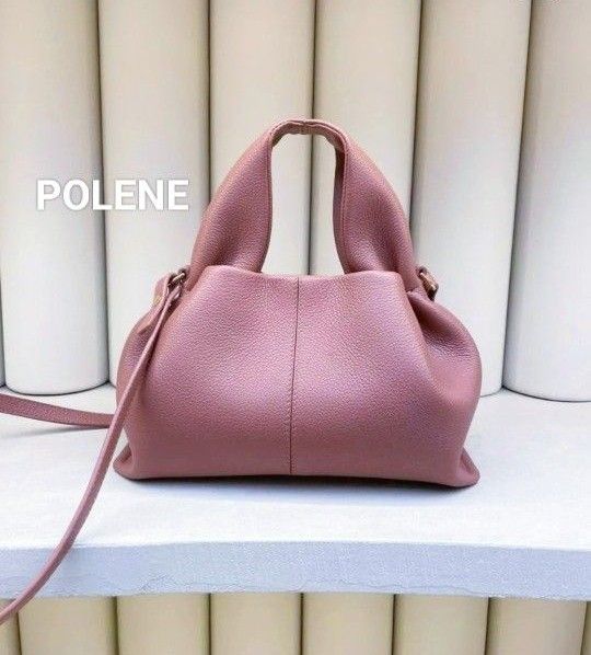 POLENE ポレーヌ　Numero Neuf Mini パウダー　ピンク ハンドバッグ ショルダーバッグ