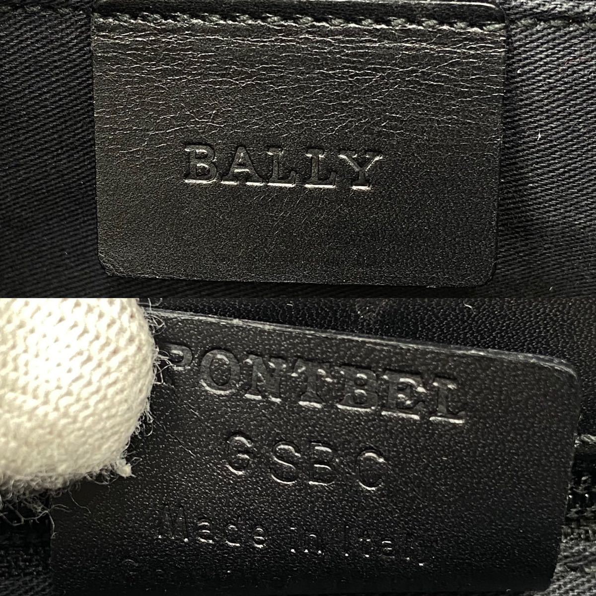 1円【希少】入手困難 BALLY バリー メンズ 2way トートバッグ ビジネスバッグ ショルダー ハンド オールレザー ブラック 黒 斜め掛け_画像10