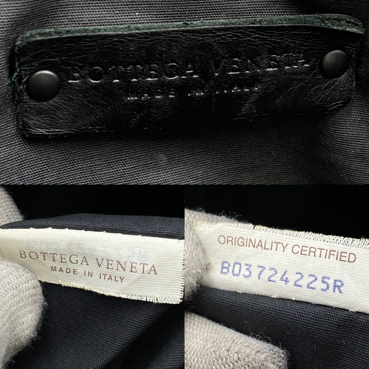 1円【美品】BOTTEGA VENETA ボッテガヴェネタ マルコポーロ イントレチャート メンズ トートバッグ ビジネスバッグ 肩掛け PVC×レザー A4_画像10