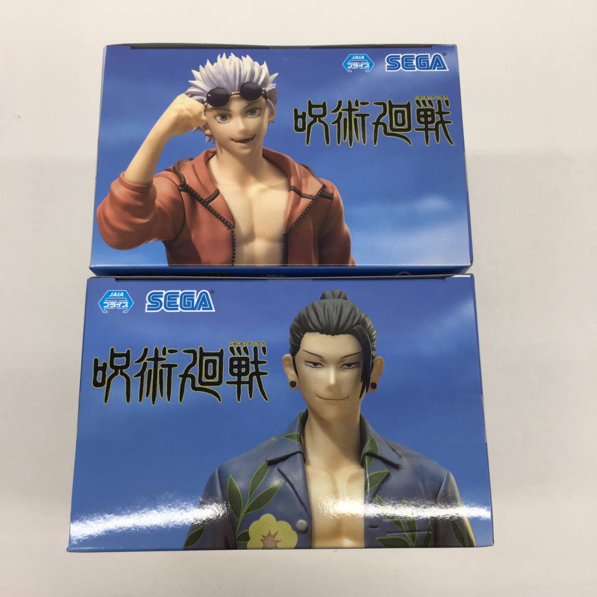 △【T765】未開封品 セガ『呪術廻戦 懐玉・玉折 Luminasta シリーズ フィギュア 2体セット / 五条悟 / 夏油傑 』△_画像5