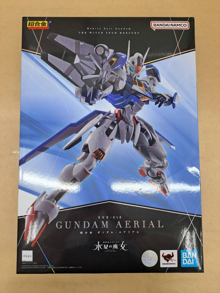 ○【S65】開封品(本体のみ未開封) BANDAI 機動戦士ガンダ 水星の魔女 ⅩⅤⅩ-016 超合金 ガンダム・エアリエル フィギュア_画像1