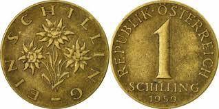 オーストリア Austria 1 Schilling 146枚 ユーロ交換可能 10.61ユーロ分 ヨーロッパ_画像5