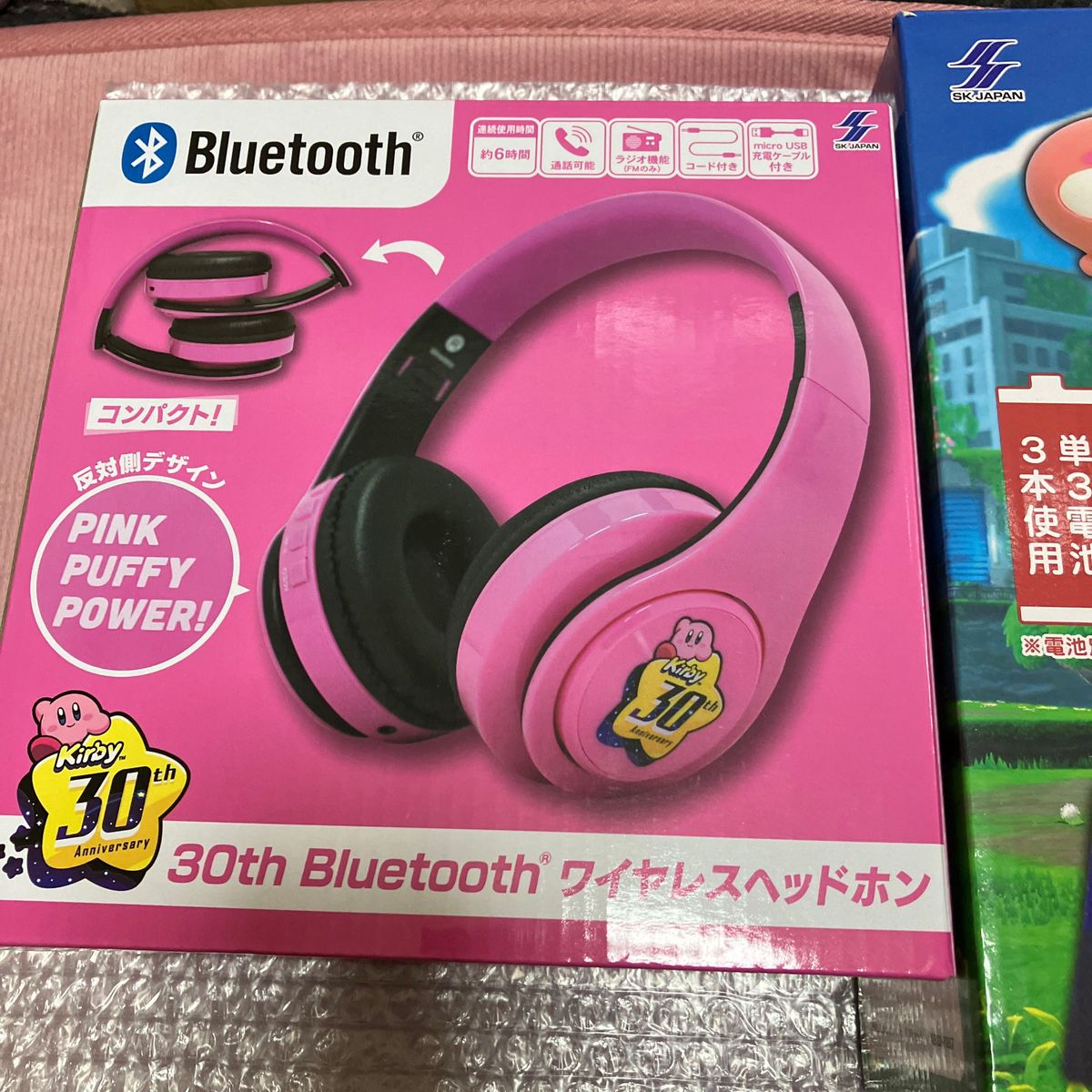 星のカービィ 30th Bluetooth ワイヤレスヘッドホン でんきゅうほおばりスタンドライト 新品未開封 セット