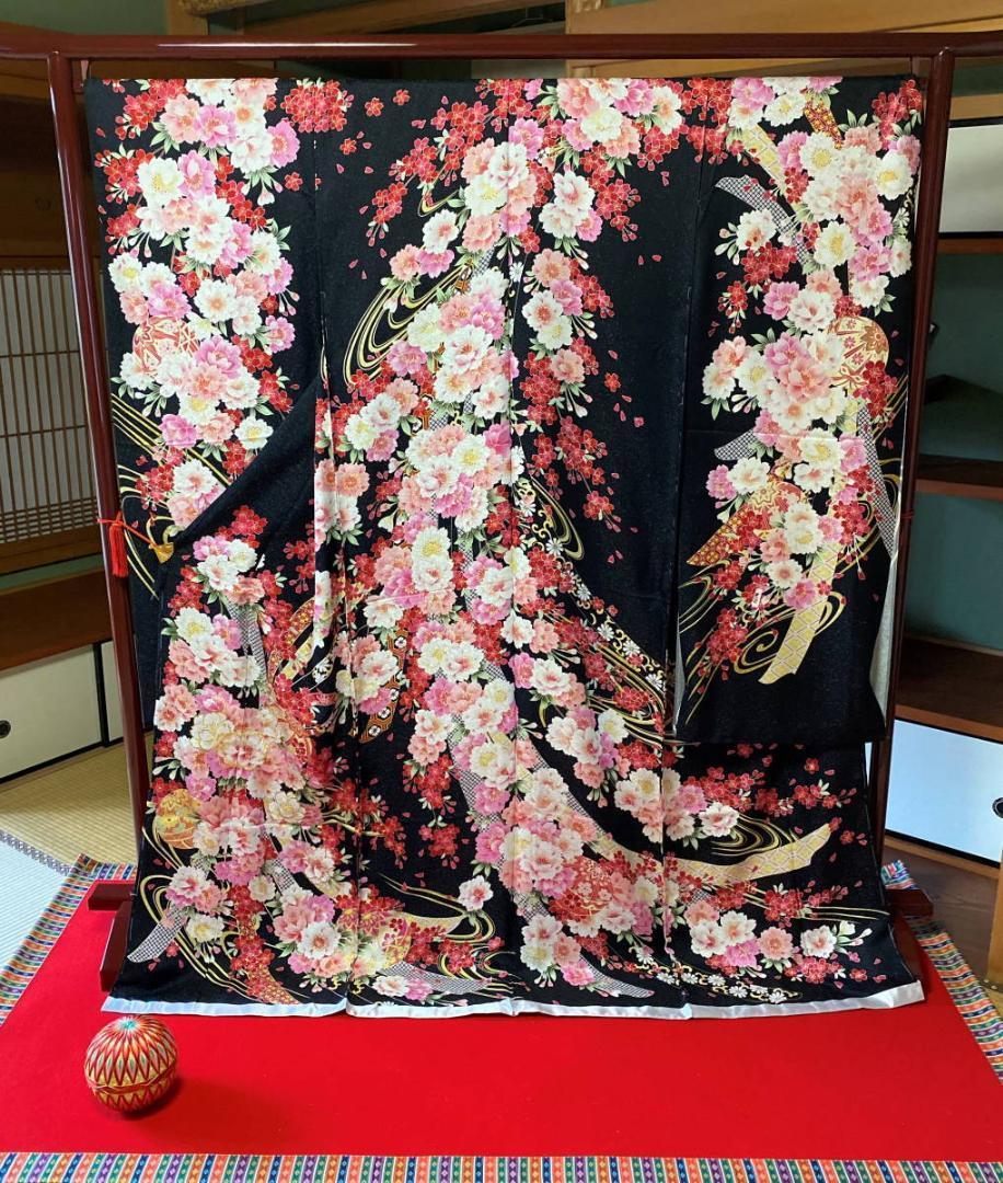 * long-sleeved kimono - untailoring -New39- stock disposal sale 
