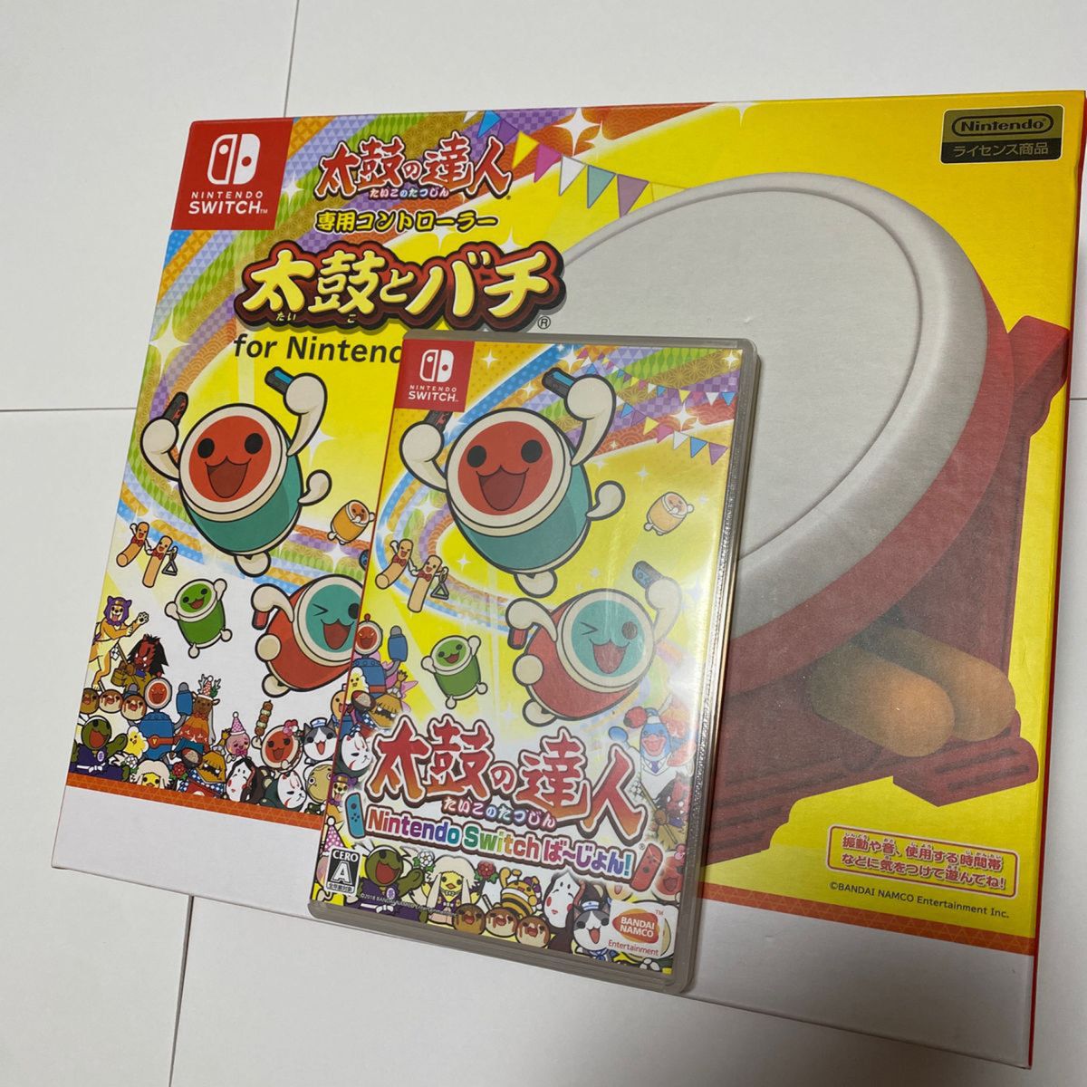 太鼓の達人 Nintendo Switchば~じょん カセットと太鼓とバチの 太鼓の達人 Nintendo Switchば~じょん カセットと太鼓とバチの