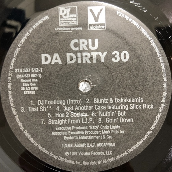 CRU DA DIRTY 30 LP_画像3