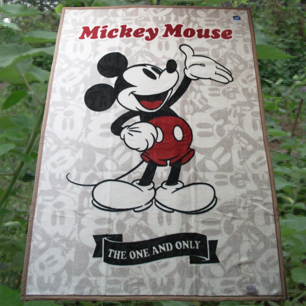 ディズニーミッキーマウス　ニューマイヤー毛布　シングル　140×200cm_画像1